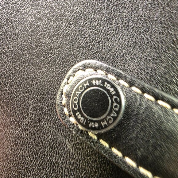 Coach Black Mini Notepad - Picture 10 of 12